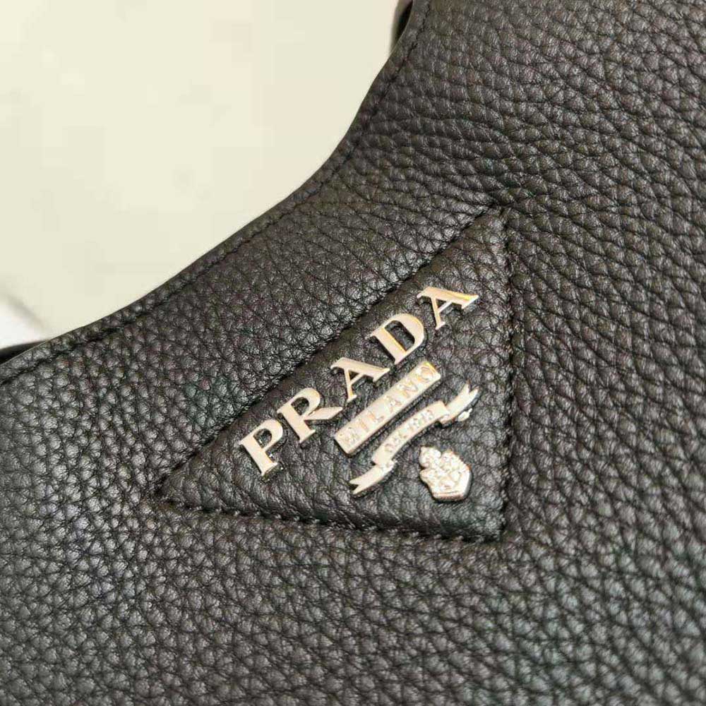 Prada Women Calf Leather Handbag-Black - image 10