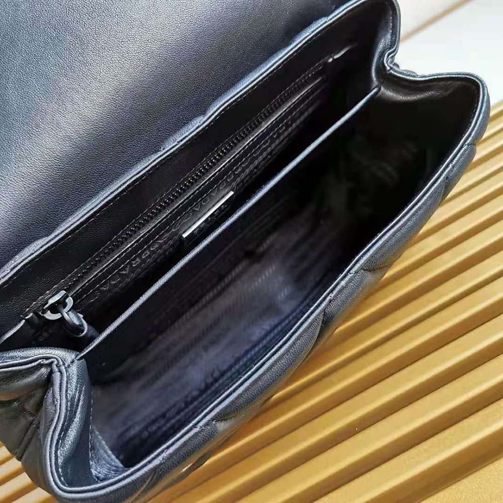 Prada Women Large Nappa Leather Prada Spectrum Bag-Black - image 10