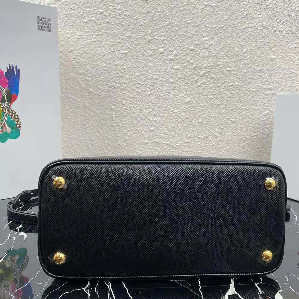 Prada Women Medium Saffiano Leather Prada Matinee Bag-Black - image 5