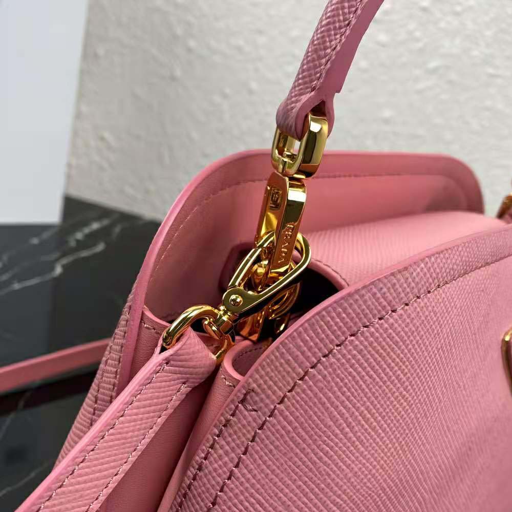 Prada Women Medium Saffiano Leather Prada Matinee Bag-Pink - image 8