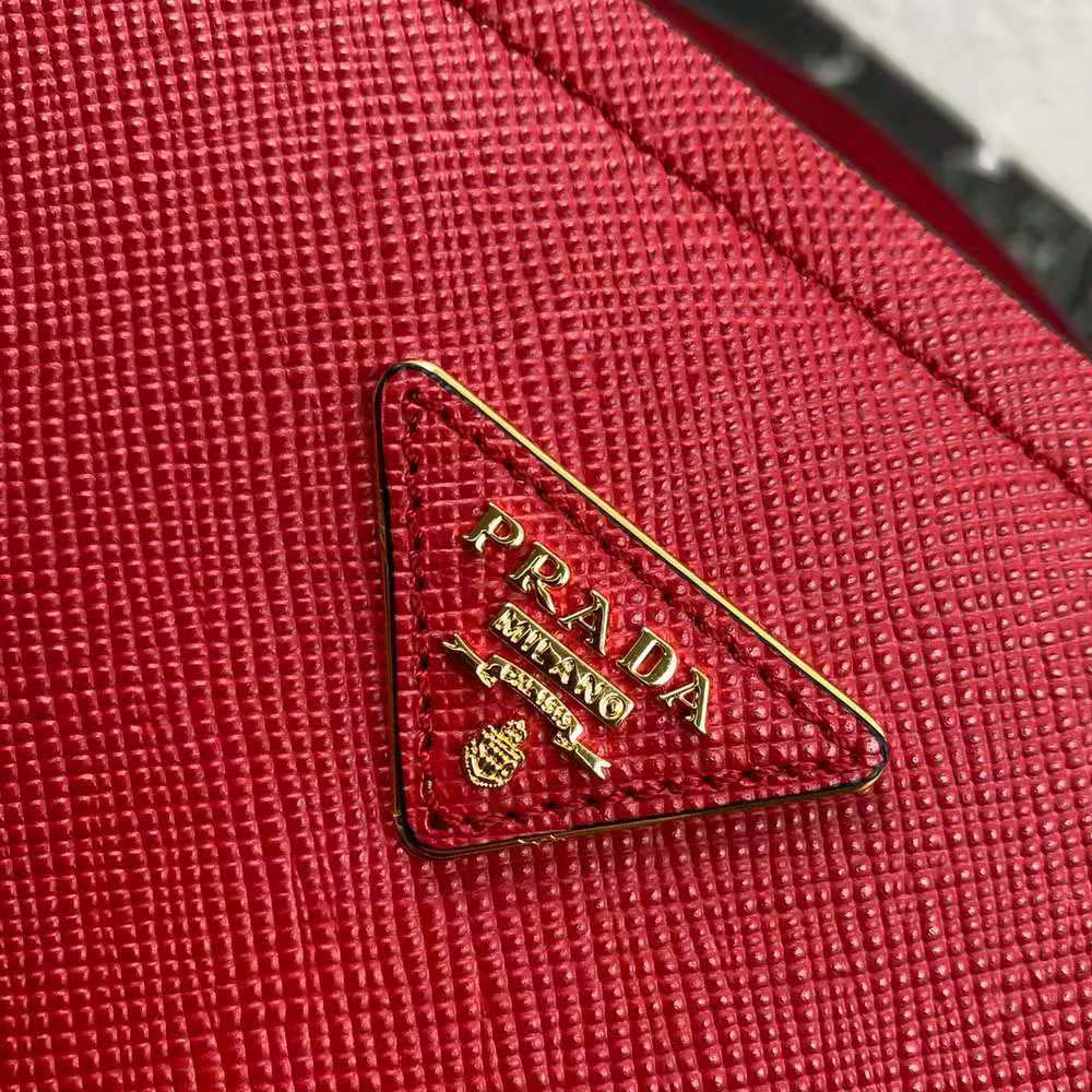 Prada Women Medium Saffiano Leather Prada Matinee Bag-Red - image 9