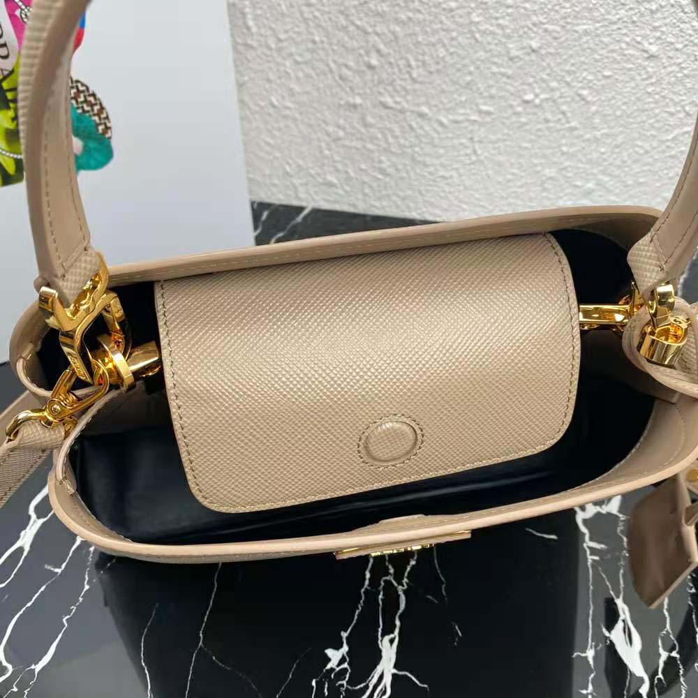 Prada Women Medium Saffiano Leather Prada Matinee Bag-Sandy - image 6