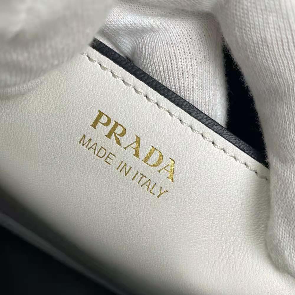 Prada Women Medium Saffiano Leather Prada Matinee Bag-White - image 9