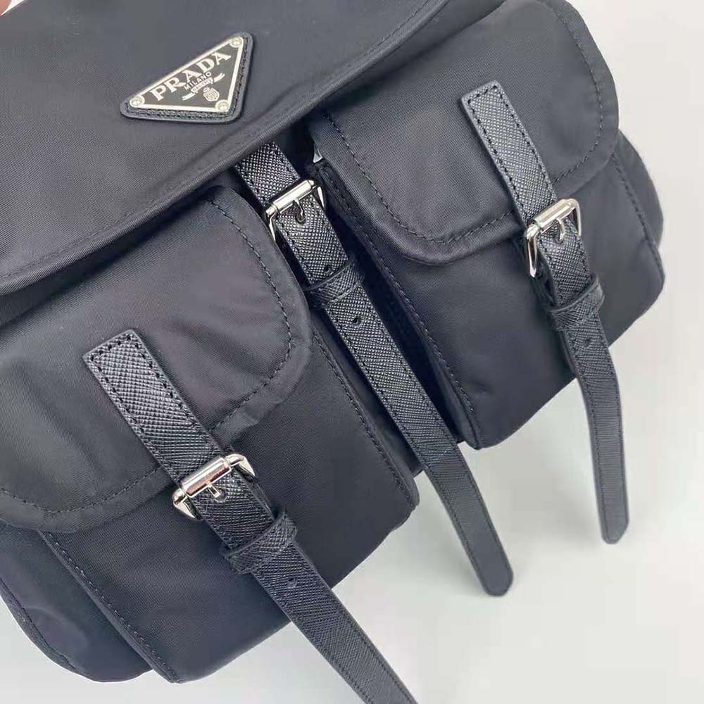 Prada Women Nylon Shoulder Bag-Black - image 9