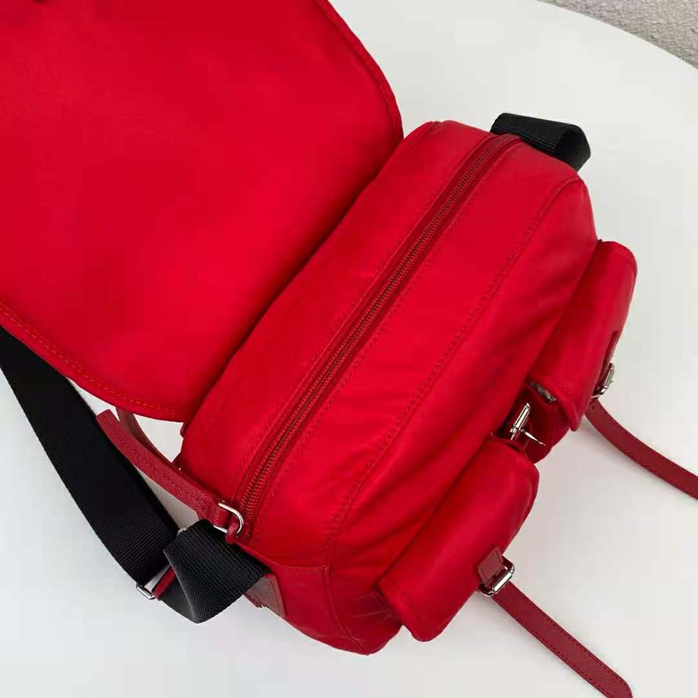 Prada Women Nylon Shoulder Bag-Red - image 6