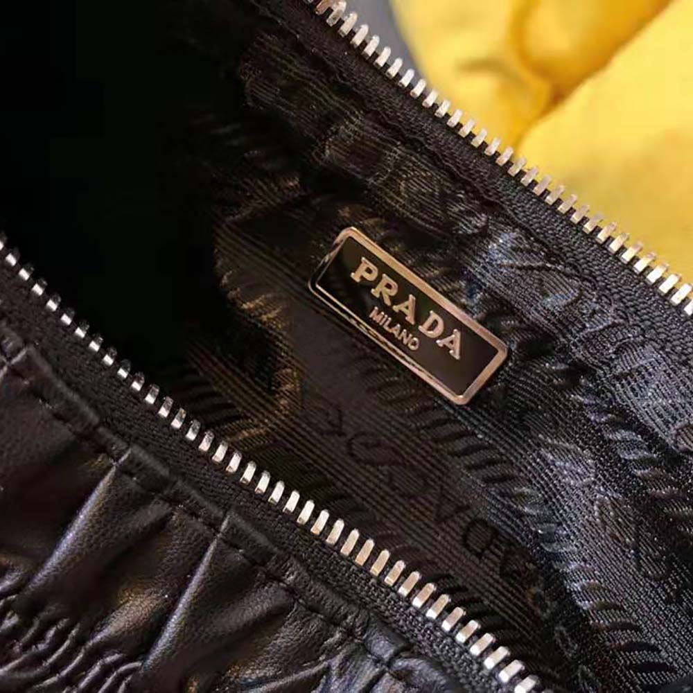 Prada Women Prada Re-Edition 2005 Nappa Gaufre Bag-Black - image 10