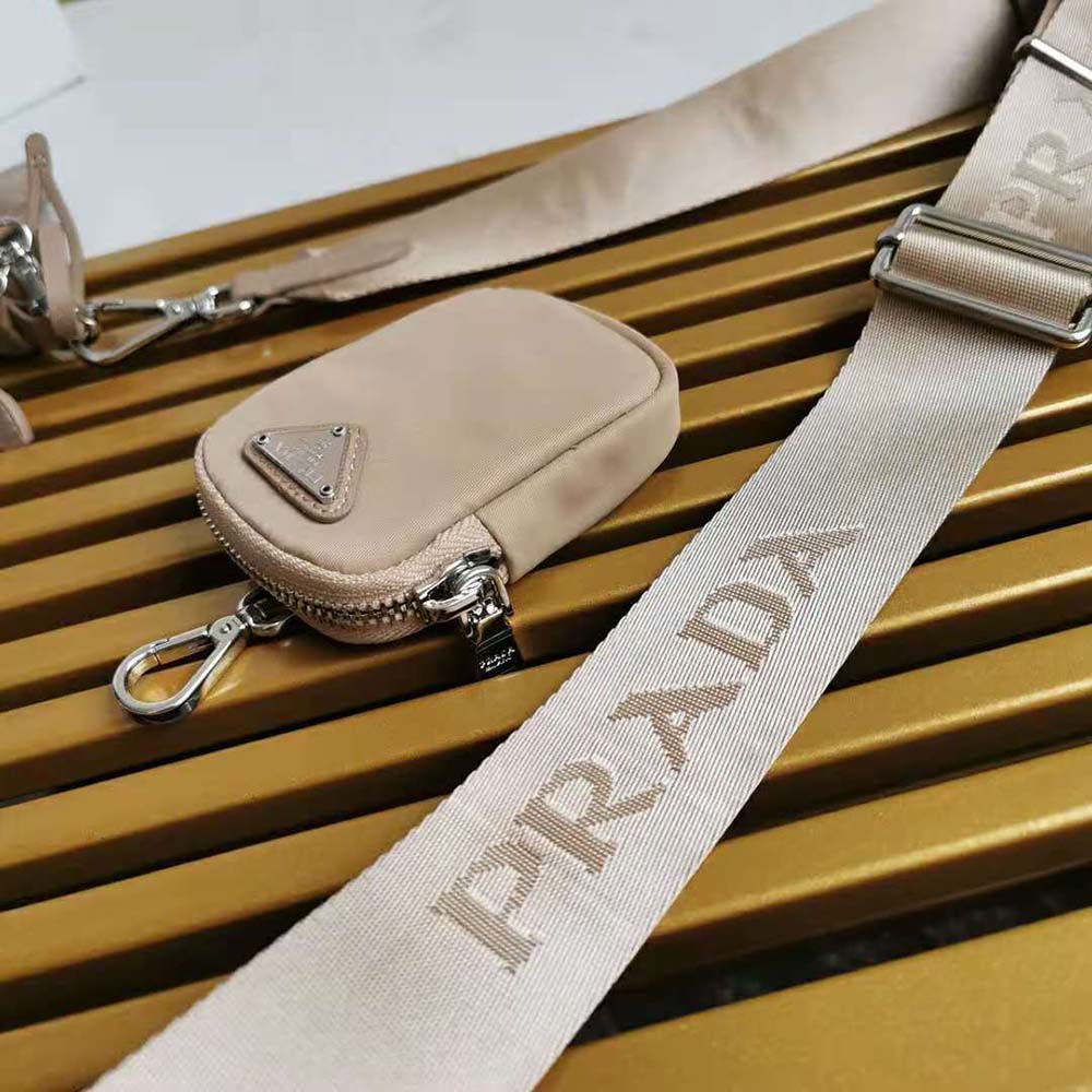 Prada Women Prada Re-Edition 2005 Nylon Bag-Pink - image 8
