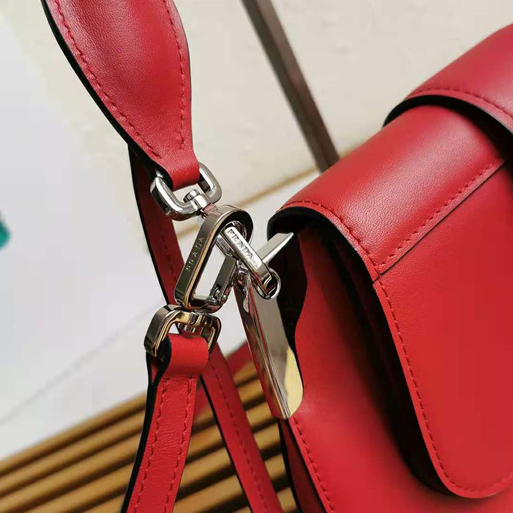Prada Women Prada Sidonie Shoulder Bag-Red - image 10