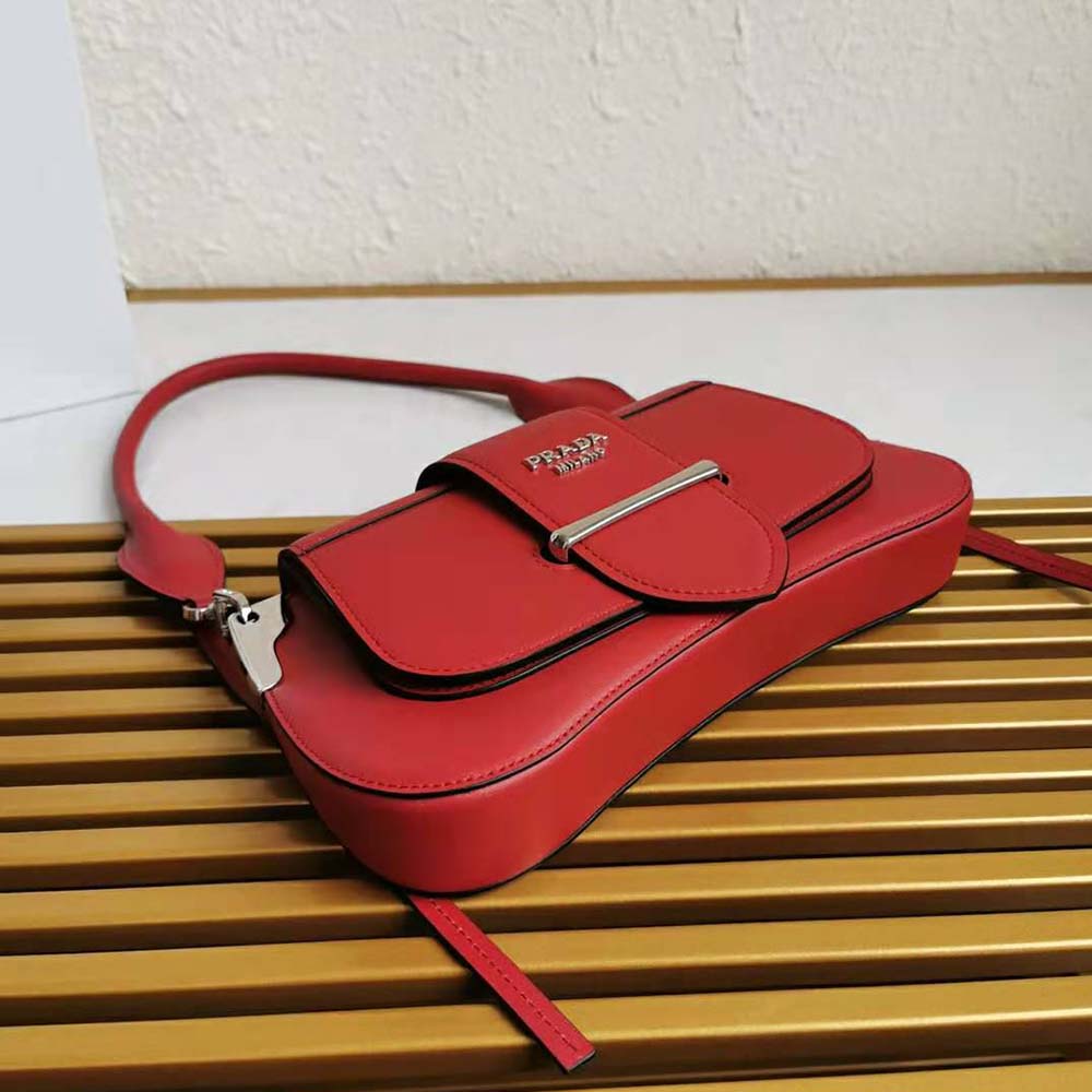 Prada Women Prada Sidonie Shoulder Bag-Red - image 4