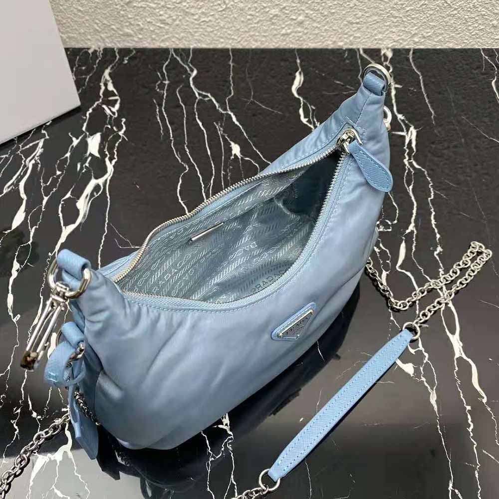 Prada Women Re-Edition 2006 Nylon Bag-Blue - image 6
