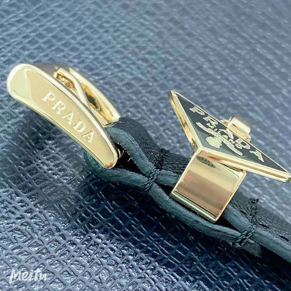 Prada Women Saffiano Leather Belt-Black - image 8