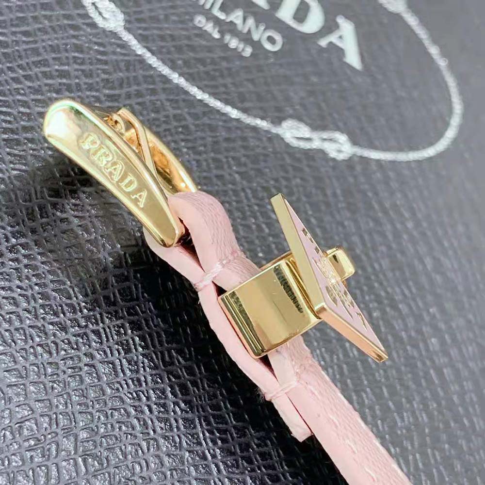 Prada Women Saffiano Leather Belt-Pink - image 8
