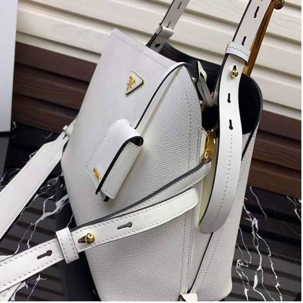 Prada Women Saffiano Leather Prada Matinee Bag-White - image 7