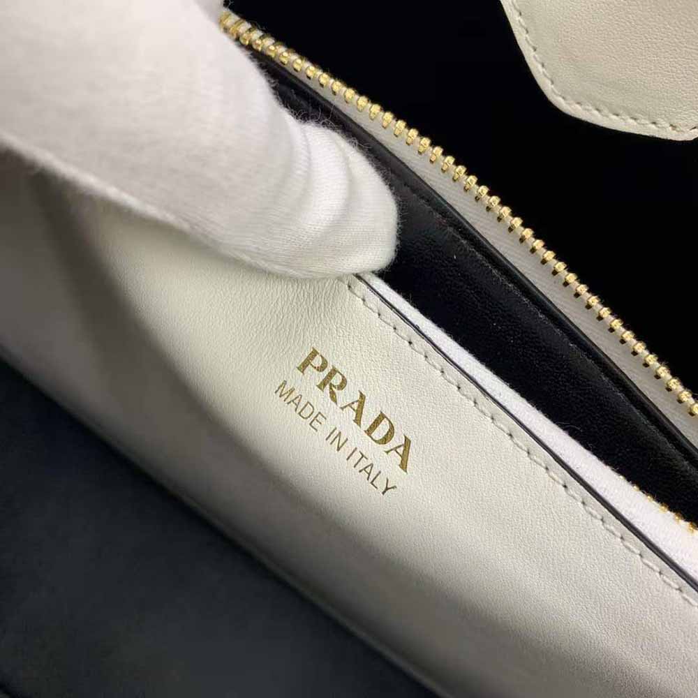 Prada Women Saffiano Leather Prada Matinee Bag-White - image 9