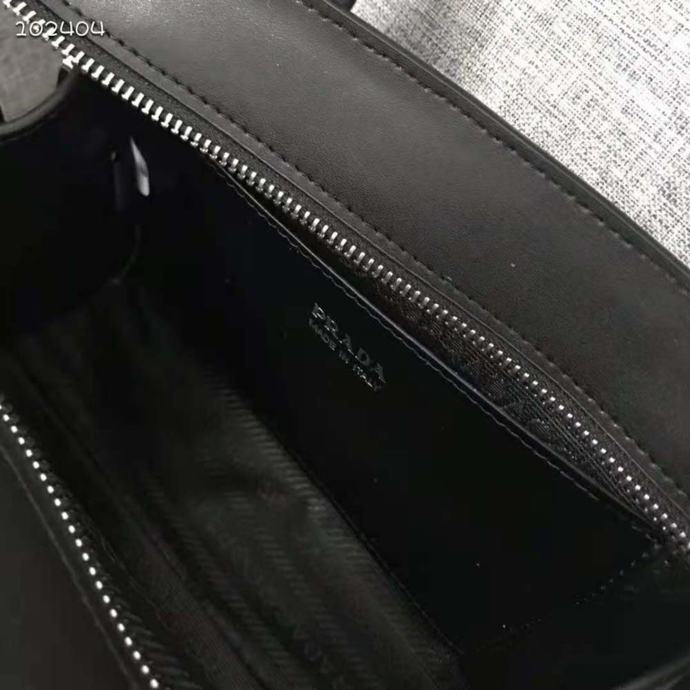 Prada Women Saffiano leather Prada Kristen Handbag-Black - image 9