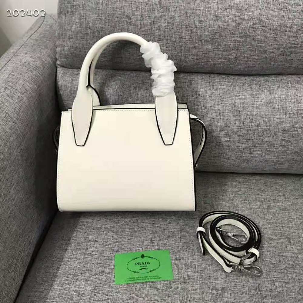 Prada Women Saffiano leather Prada Kristen Handbag-Wihte - image 4