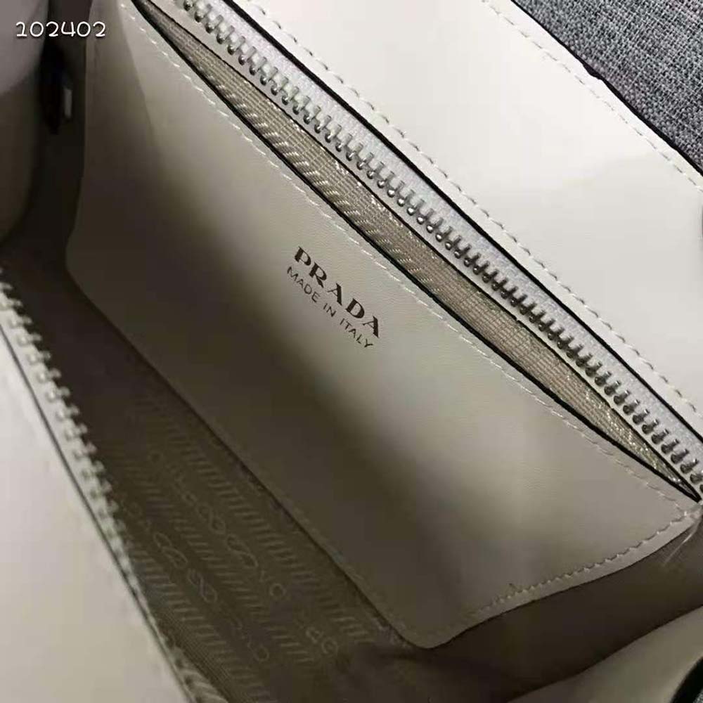 Prada Women Saffiano leather Prada Kristen Handbag-Wihte - image 10