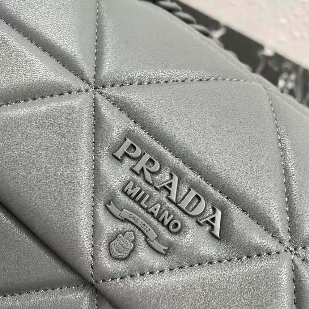 Prada Women Small Nappa Leather Prada Spectrum Bag-Silver - image 8
