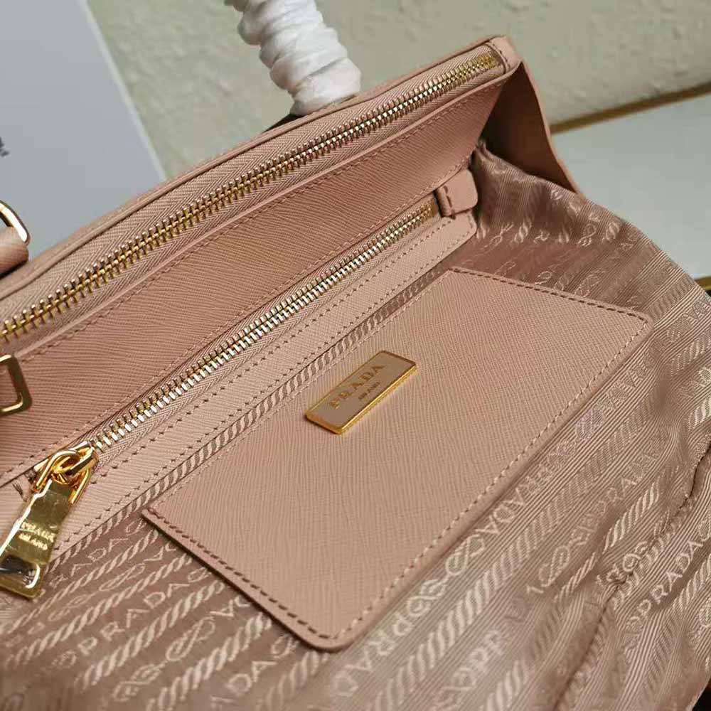 Prada Women Small Saffiano Leather Prada Galleria Bag-Sandy - image 7