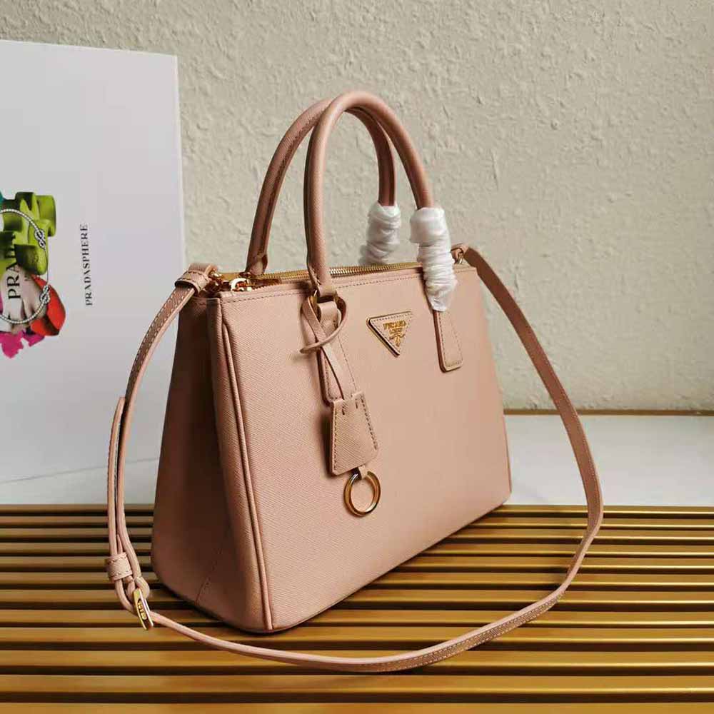Prada Women Small Saffiano Leather Prada Galleria Bag-Sandy - image 4