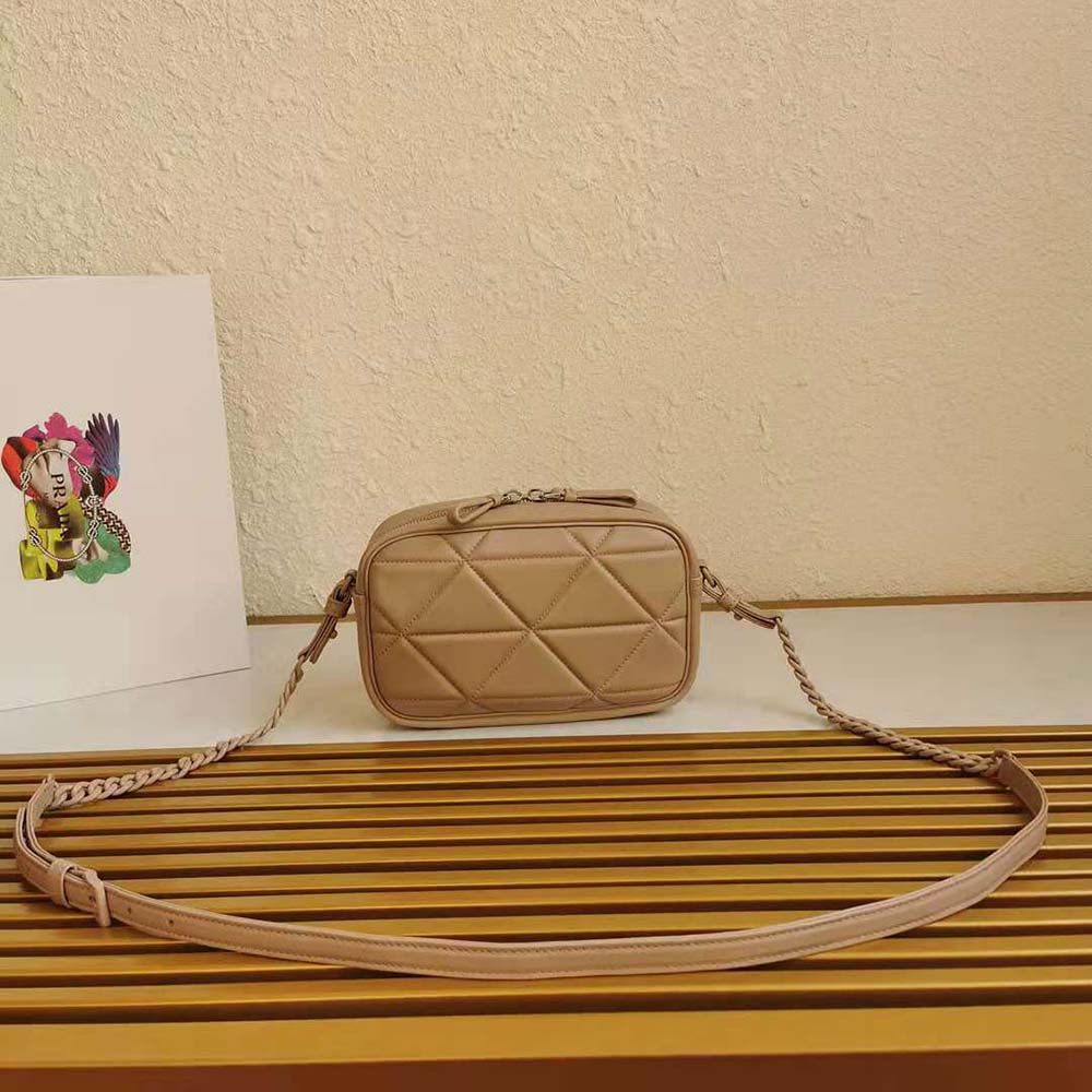 Prada Women Spectrum Nappa Leather Shoulder Bag-Pink - image 4