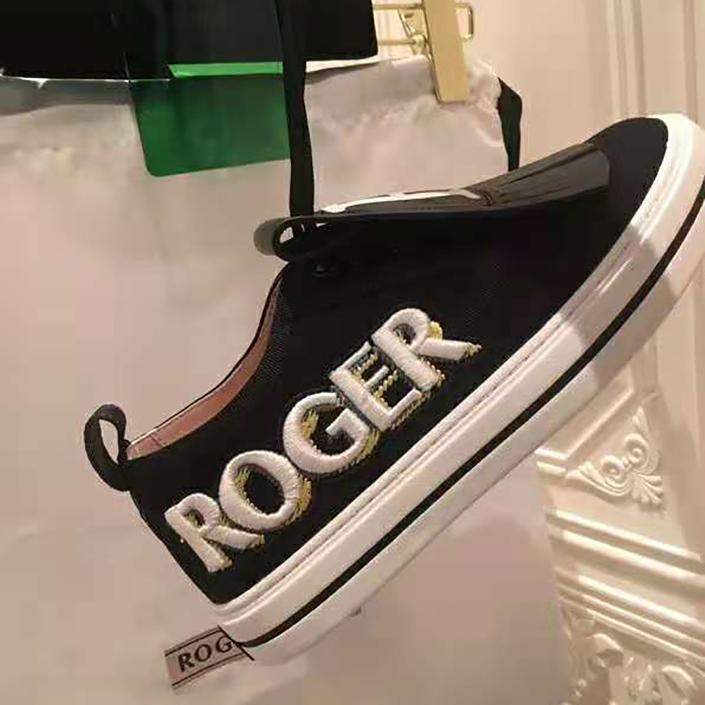 Roger Vivier Women Call Me Vivier Patch Sneakers-Black - image 6