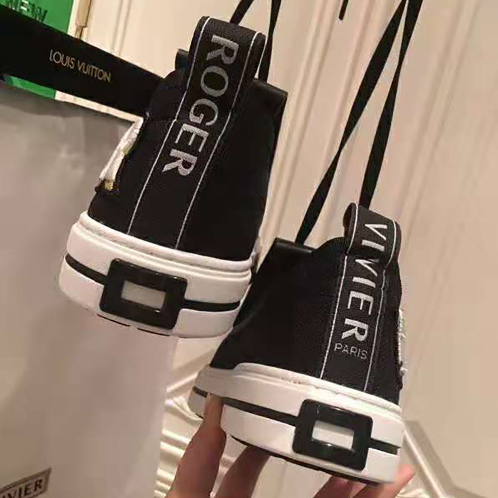 Roger Vivier Women Call Me Vivier Patch Sneakers-Black - image 7