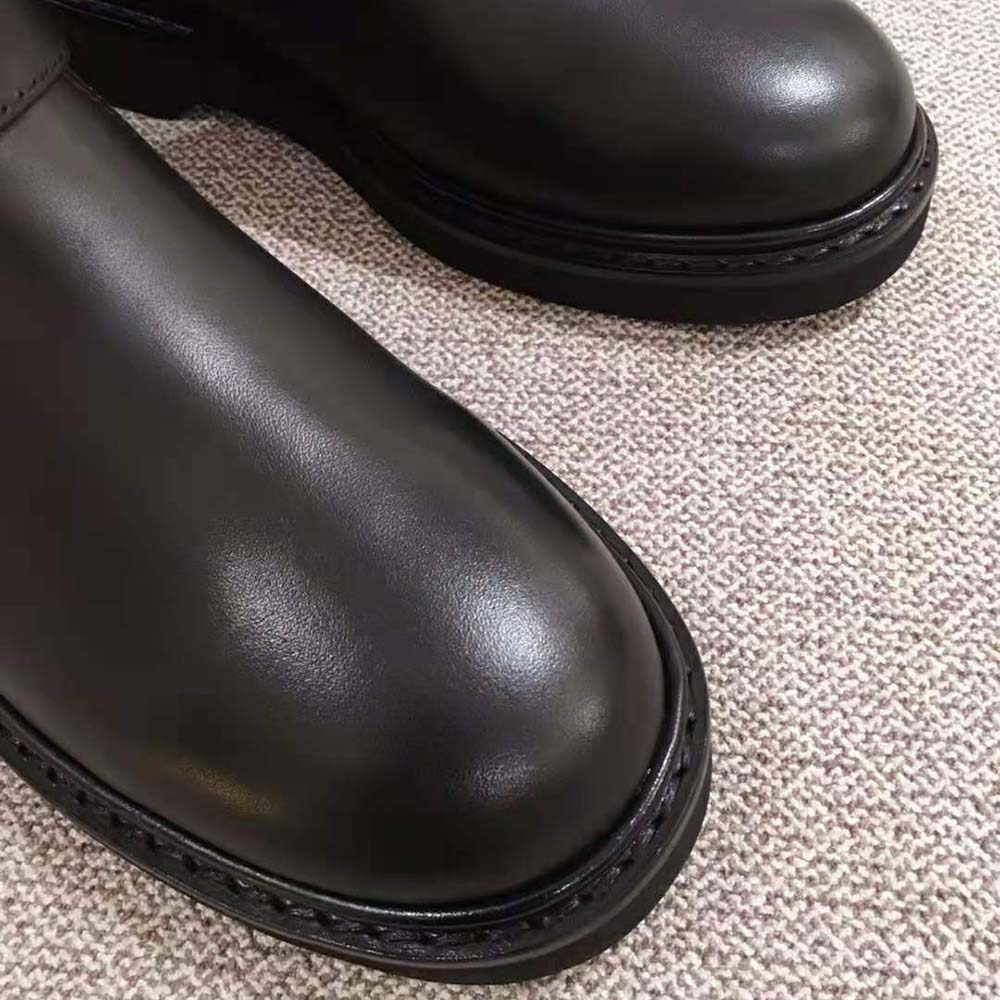 Roger Vivier Women Viv’ Biker Boots in 2.5cm Heel-Black - image 5