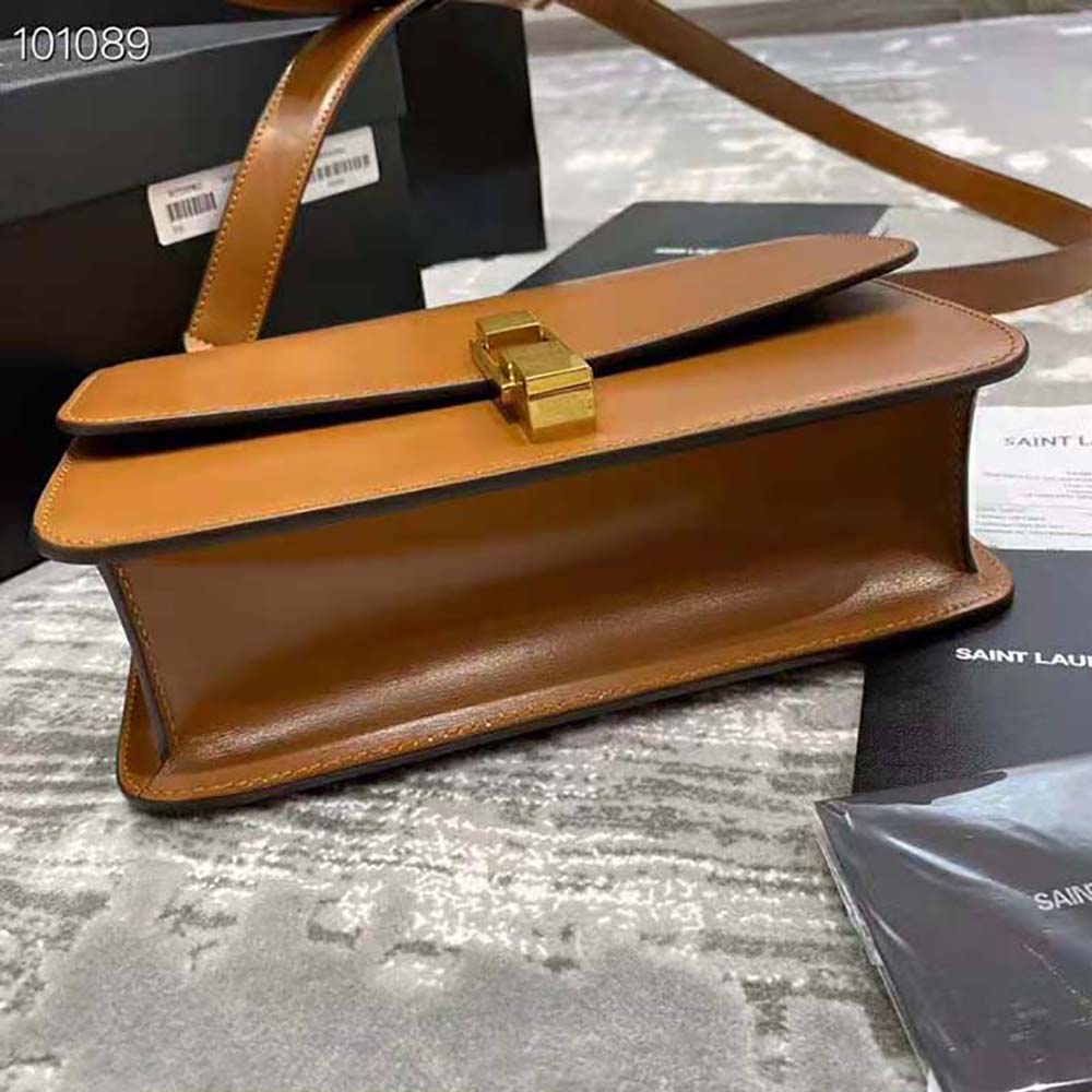 Saint Laurent YSL Women Carre Satchel in Box Saint Laurent Leather - image 6