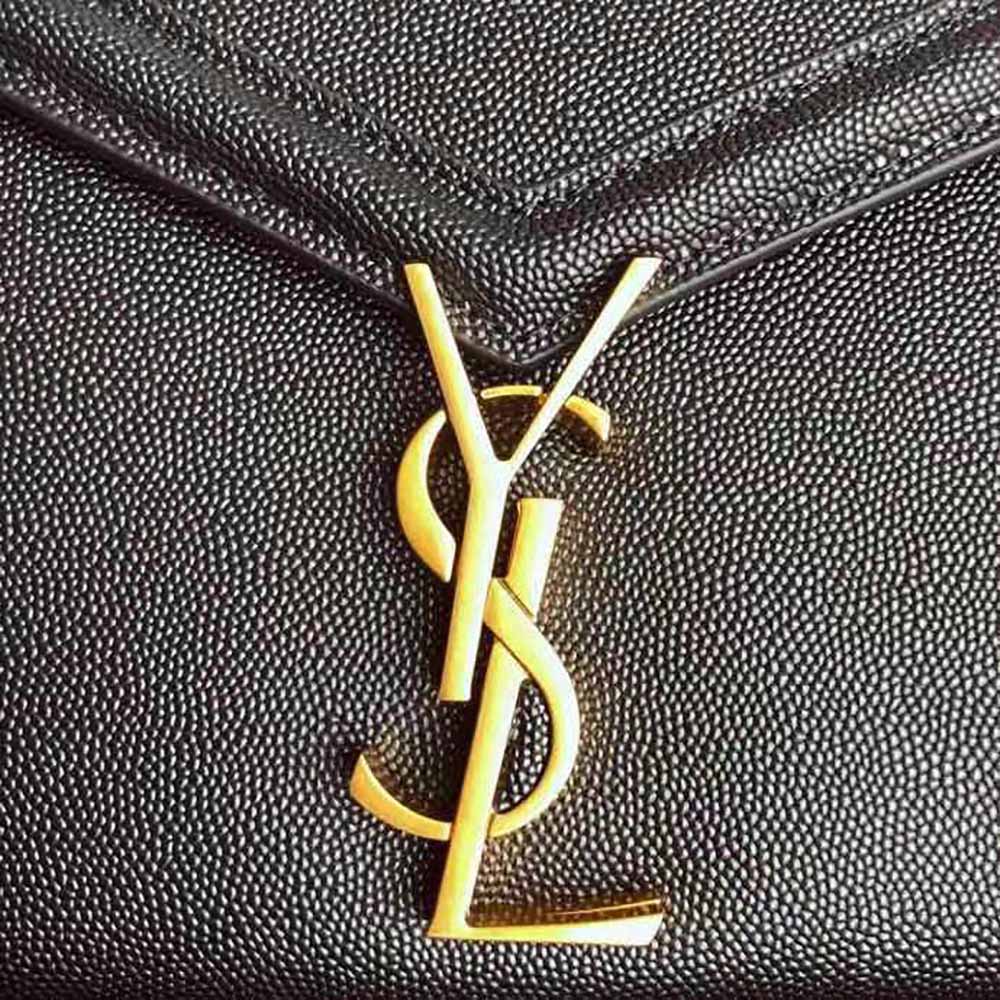 Saint Laurent YSL Women Cassandra Mini Top Handle Bag in Grain DE Poudre Embossed Leather - image 8