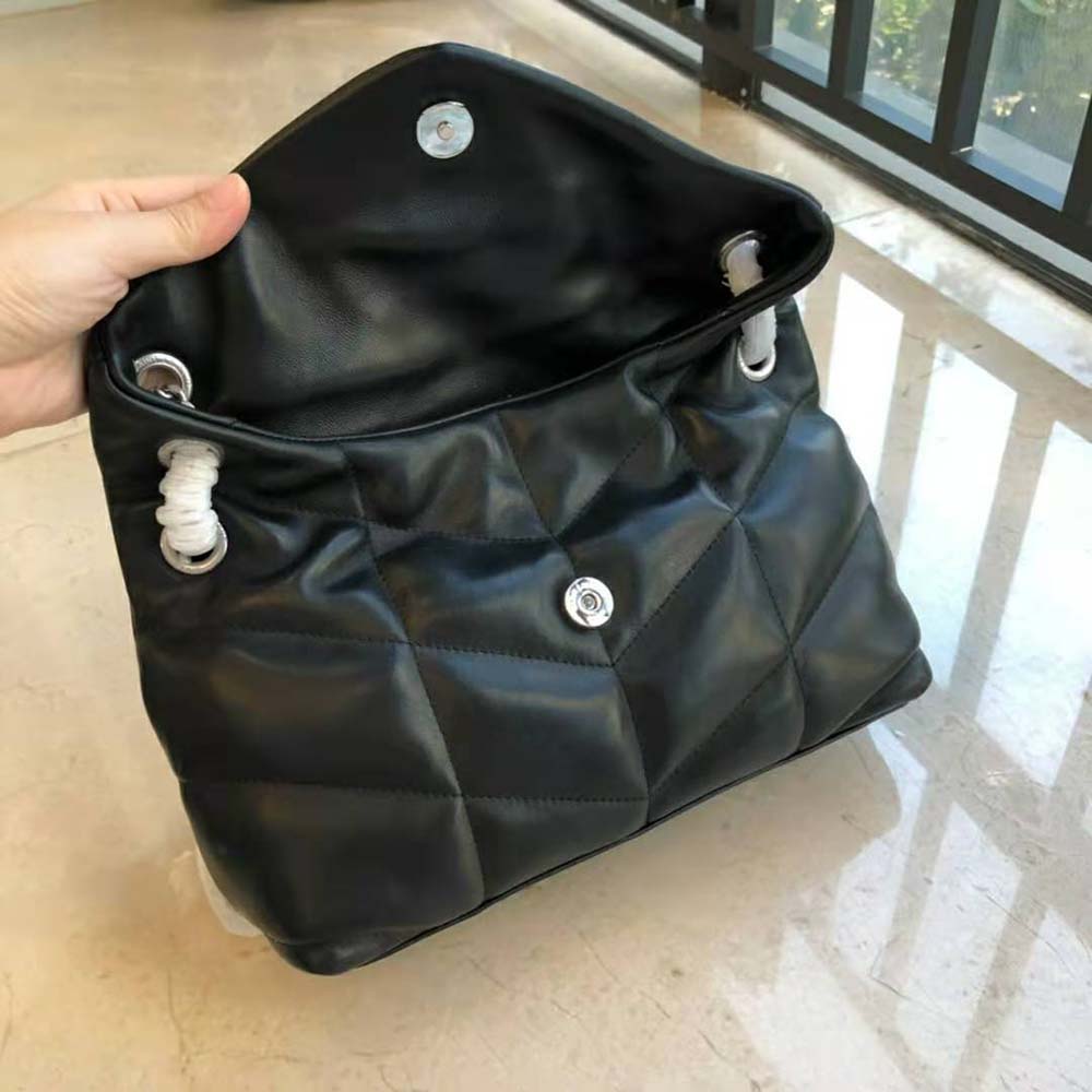 Saint Laurent YSL Women Loulou Puffer Small Bag in Quilted Lambskin - image 4
