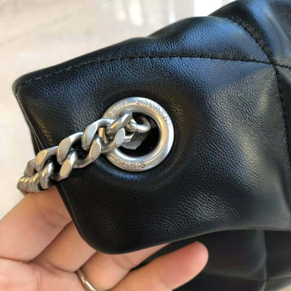 Saint Laurent YSL Women Loulou Puffer Small Bag in Quilted Lambskin - image 8