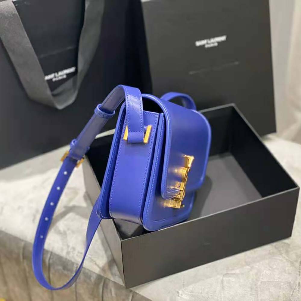 Saint Laurent YSL Women Solferino Medium Satchel in Box Saint Laurent Leather - image 6