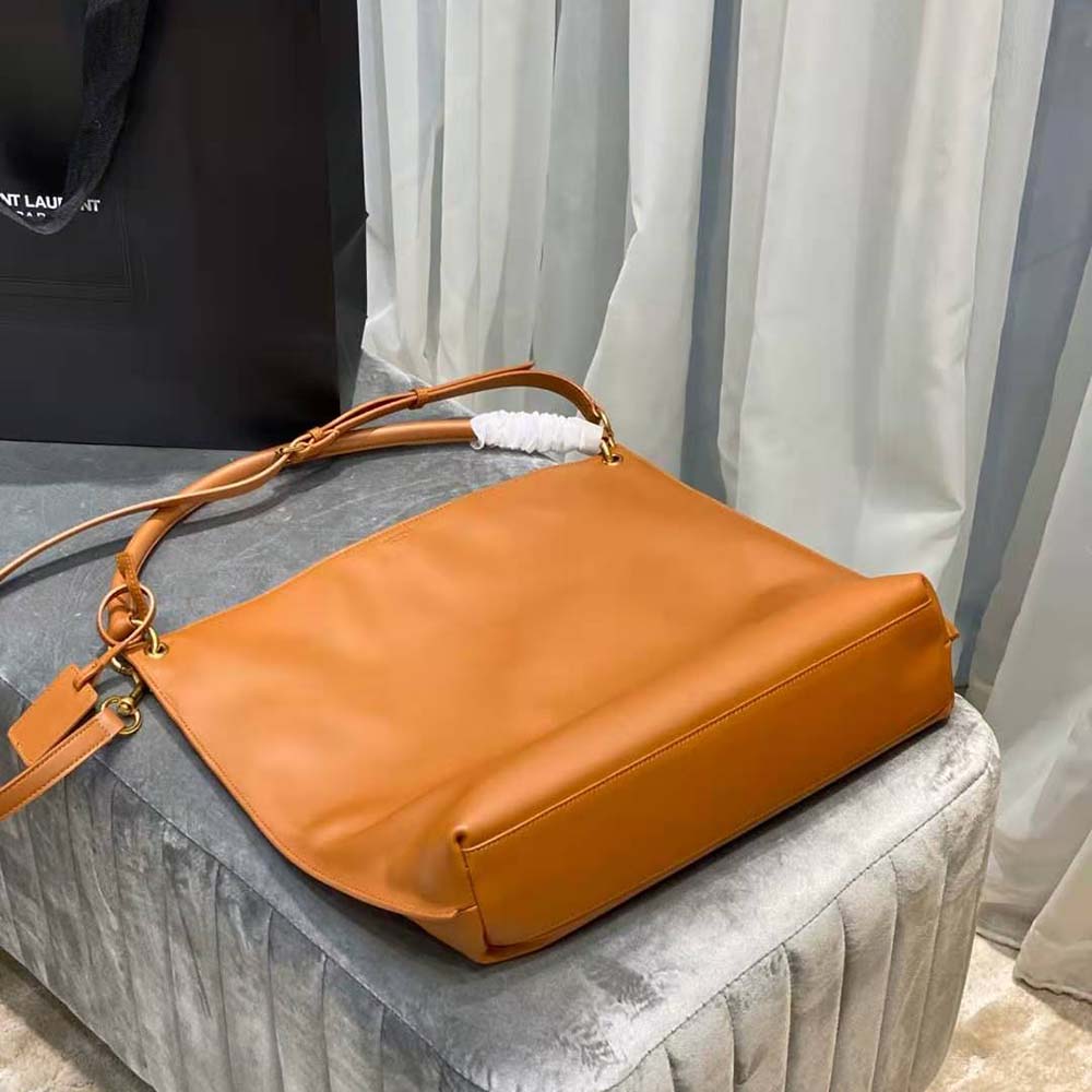 Saint Laurent YSL Women Tag Hobo Bag in Smooth Saddle Leather - image 7