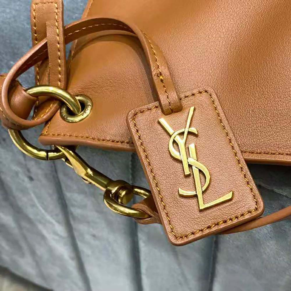 Saint Laurent YSL Women Tag Hobo Bag in Smooth Saddle Leather - image 9