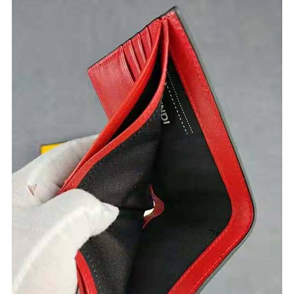 Fendi Men Wallet Black Leather Horizontal Wallet - image 6