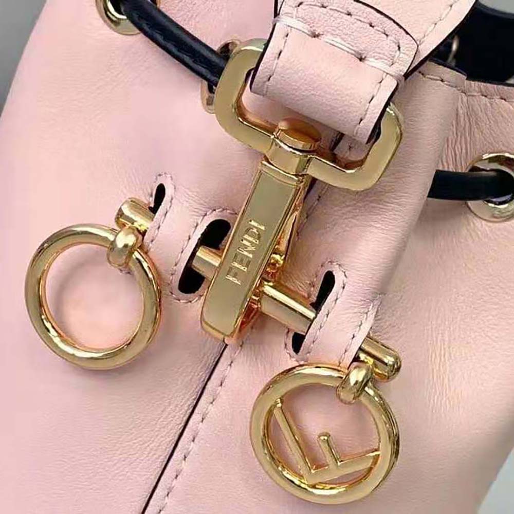 Fendi Women Mon Tresor Pink Leather Mini Bag - image 8