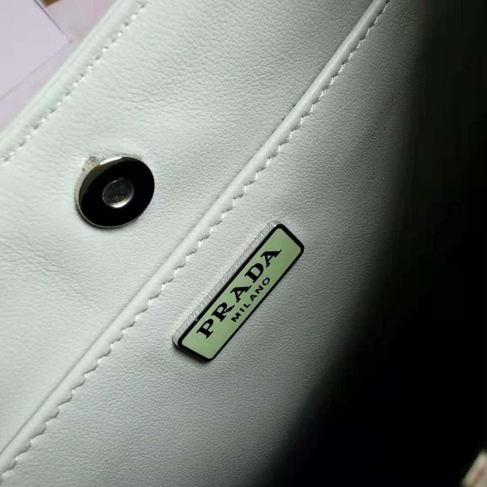 Prada Women Prada Cleo Brushed Leather Shoulder Bag-Aqua - image 7