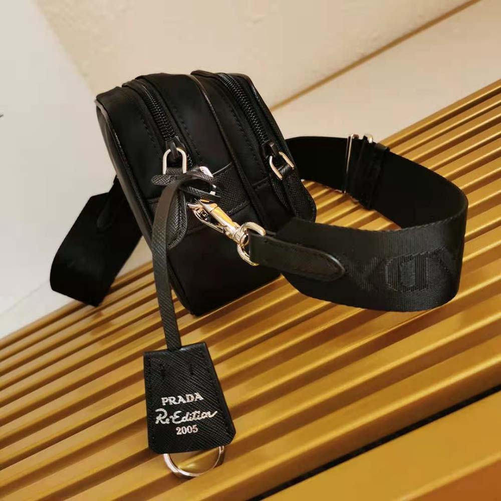 Prada Women Prada Re-Edition 2005 Nylon Bag-Black - image 8
