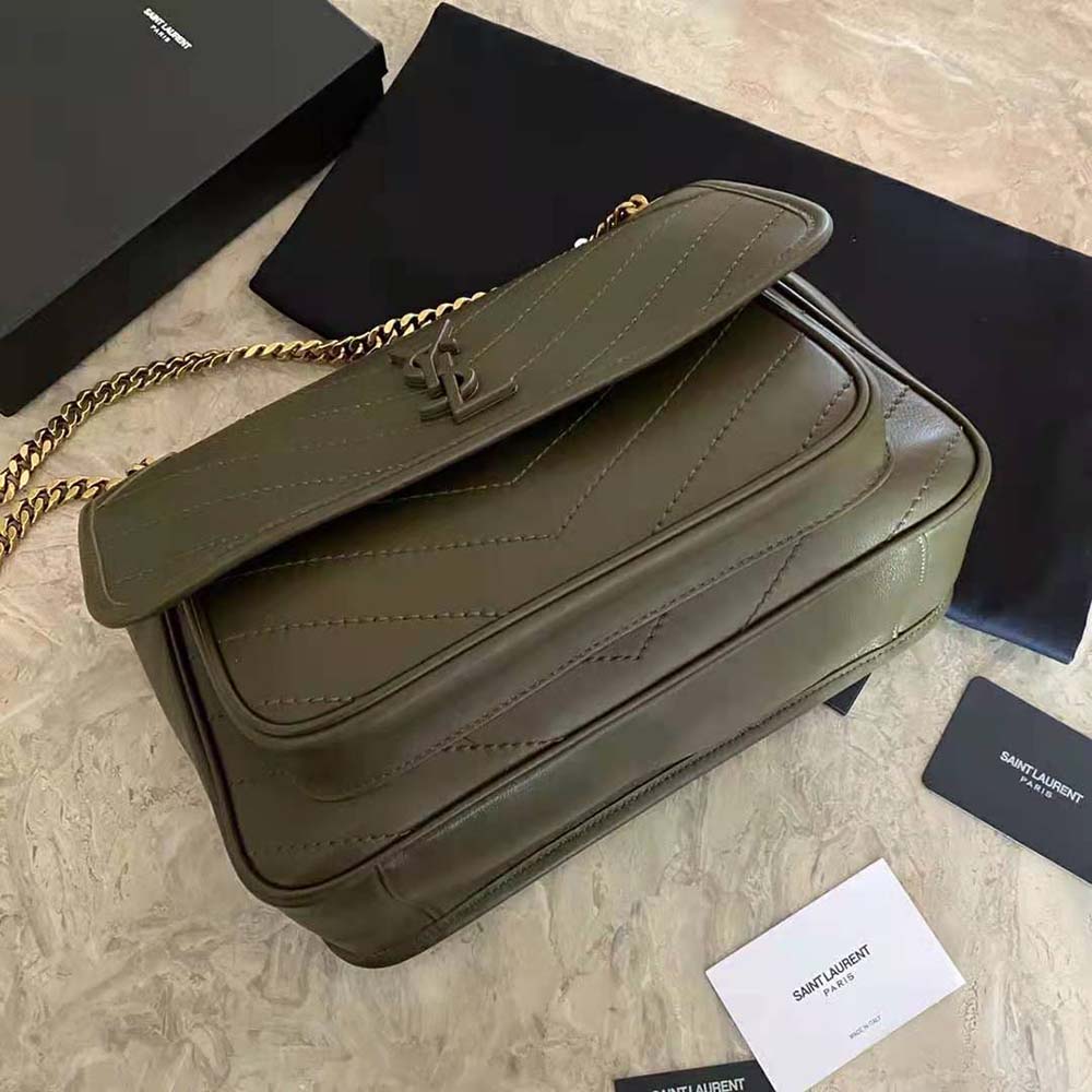 Saint Laurent YSL Women Niki Medium in Lambskin-Green - image 6