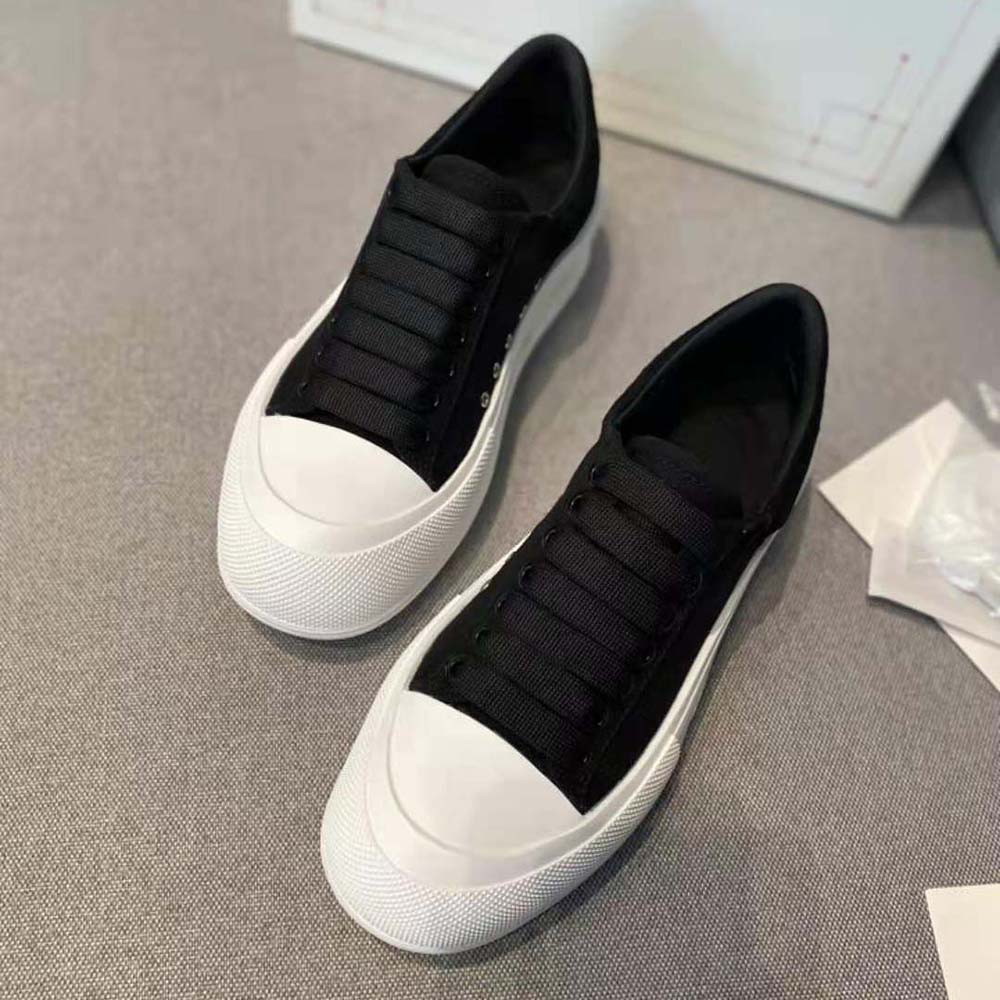 Alexander Mcqueen Women Deck Lace Up Plimsoll-Black - image 9