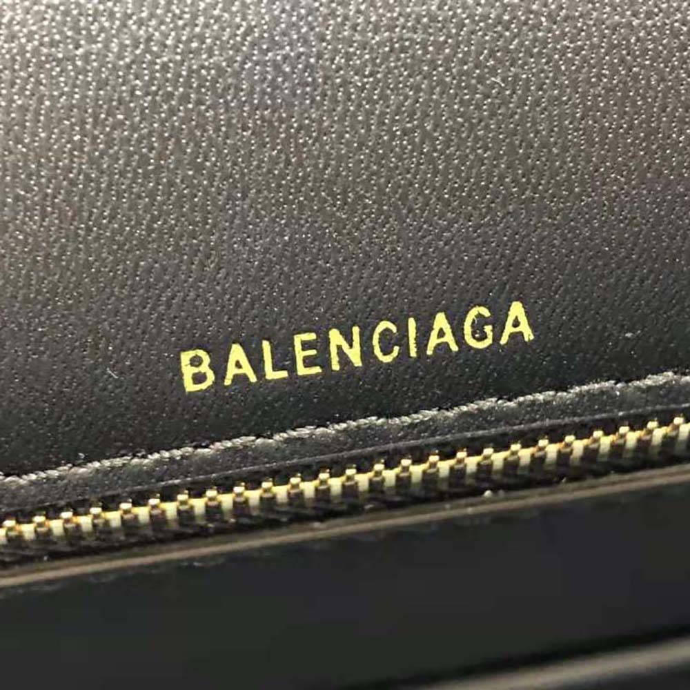 Balenciaga Women Ghost Sling Bag in Black Crocodile Embossed Calfskin - image 7