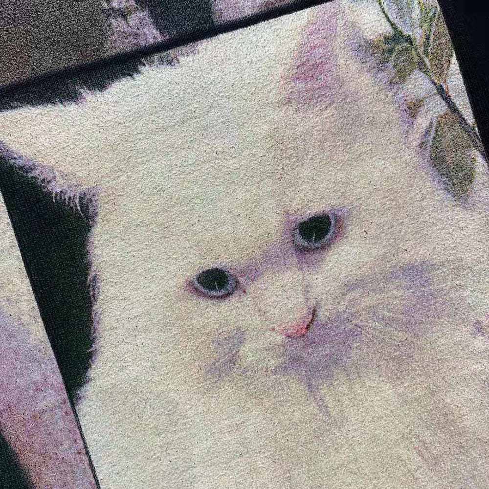 Balenciaga Men I Love Cats XL T-Shirt in Black - image 8