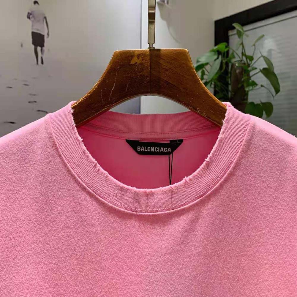 Balenciaga Women I Love Cats XL T-Shirt in Pink - image 7
