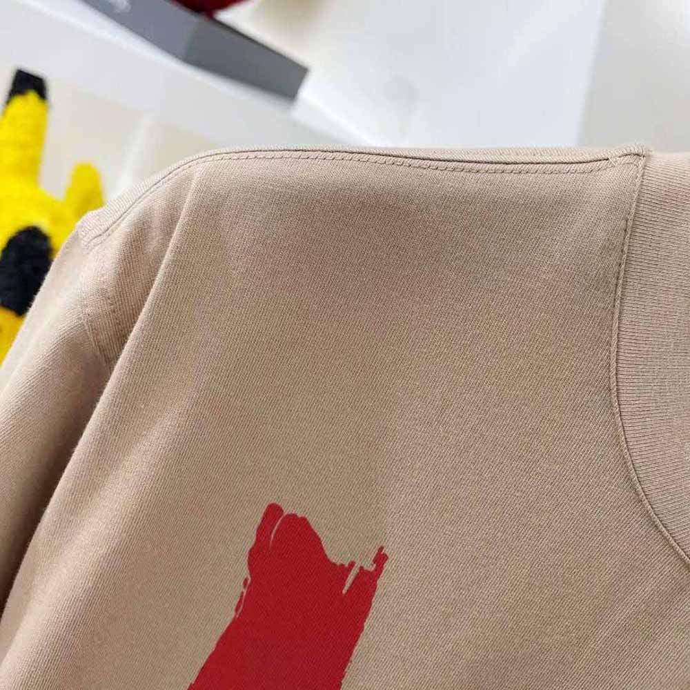 Burberry Women Love Print Cotton Oversized T-shirt - image 8