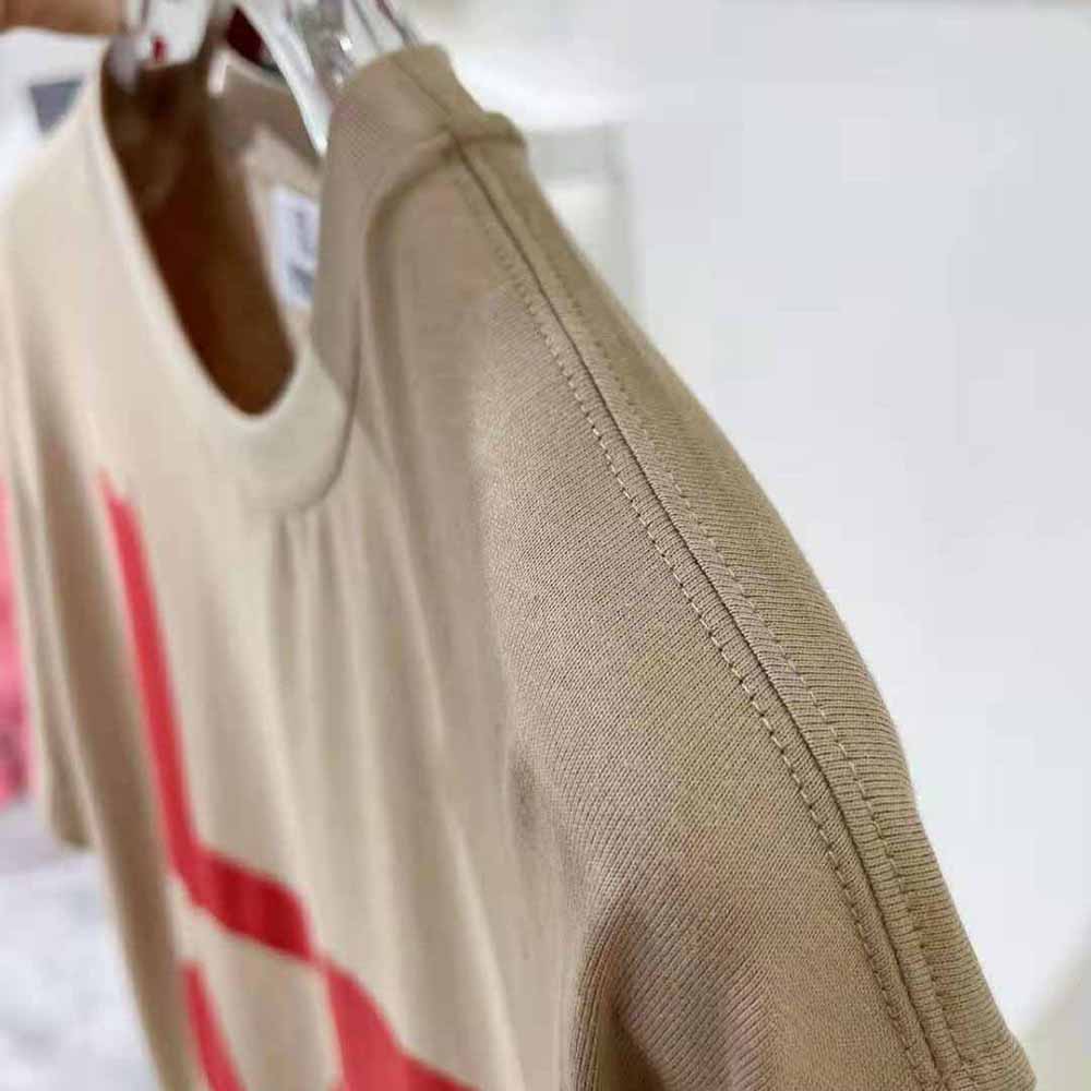 Burberry Women Love Print Cotton Oversized T-shirt - image 7