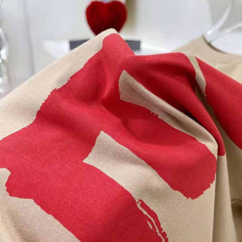 Burberry Women Love Print Cotton Oversized T-shirt - image 5