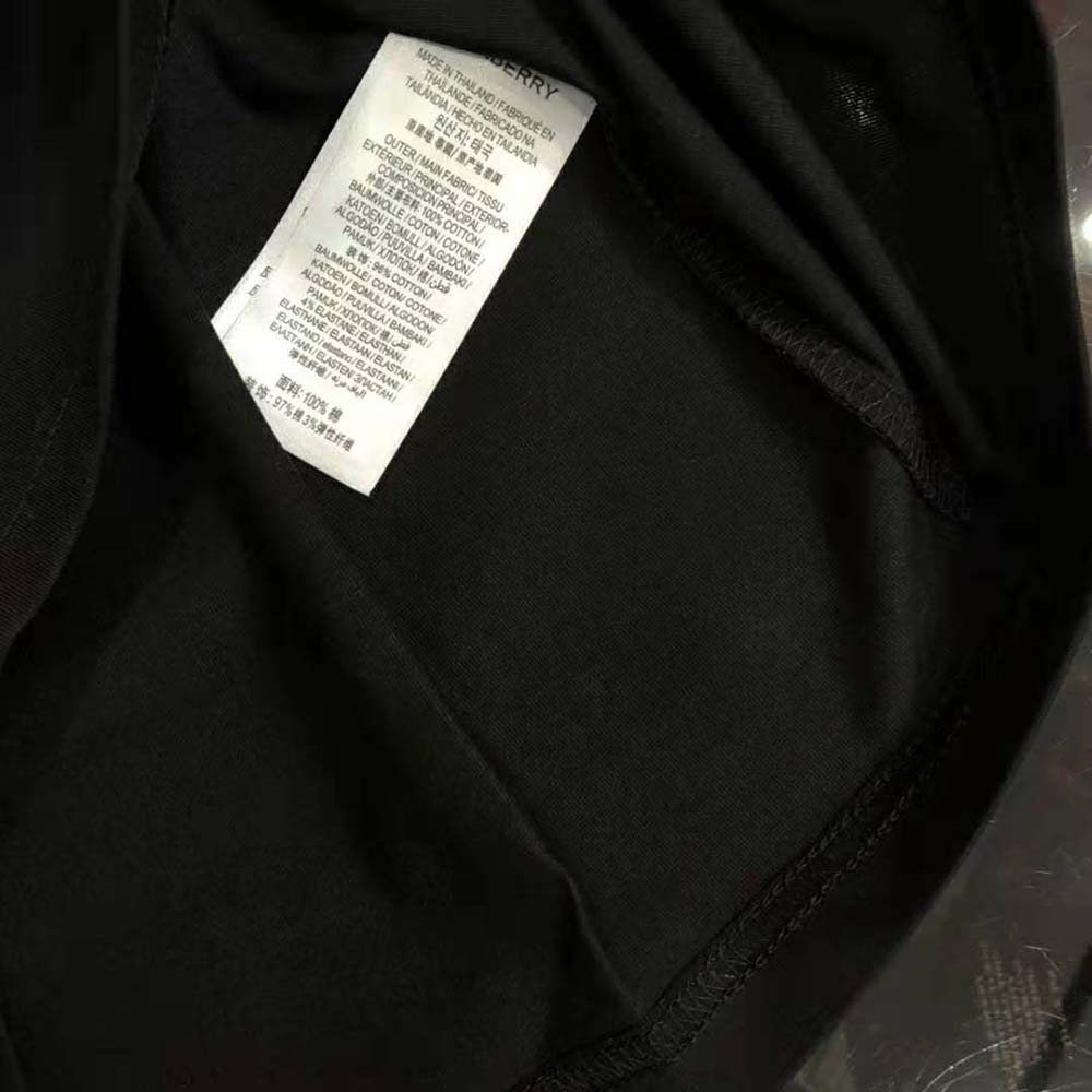 Burberry Men Montage Print Cotton Oversized T-shirt-Black - image 8