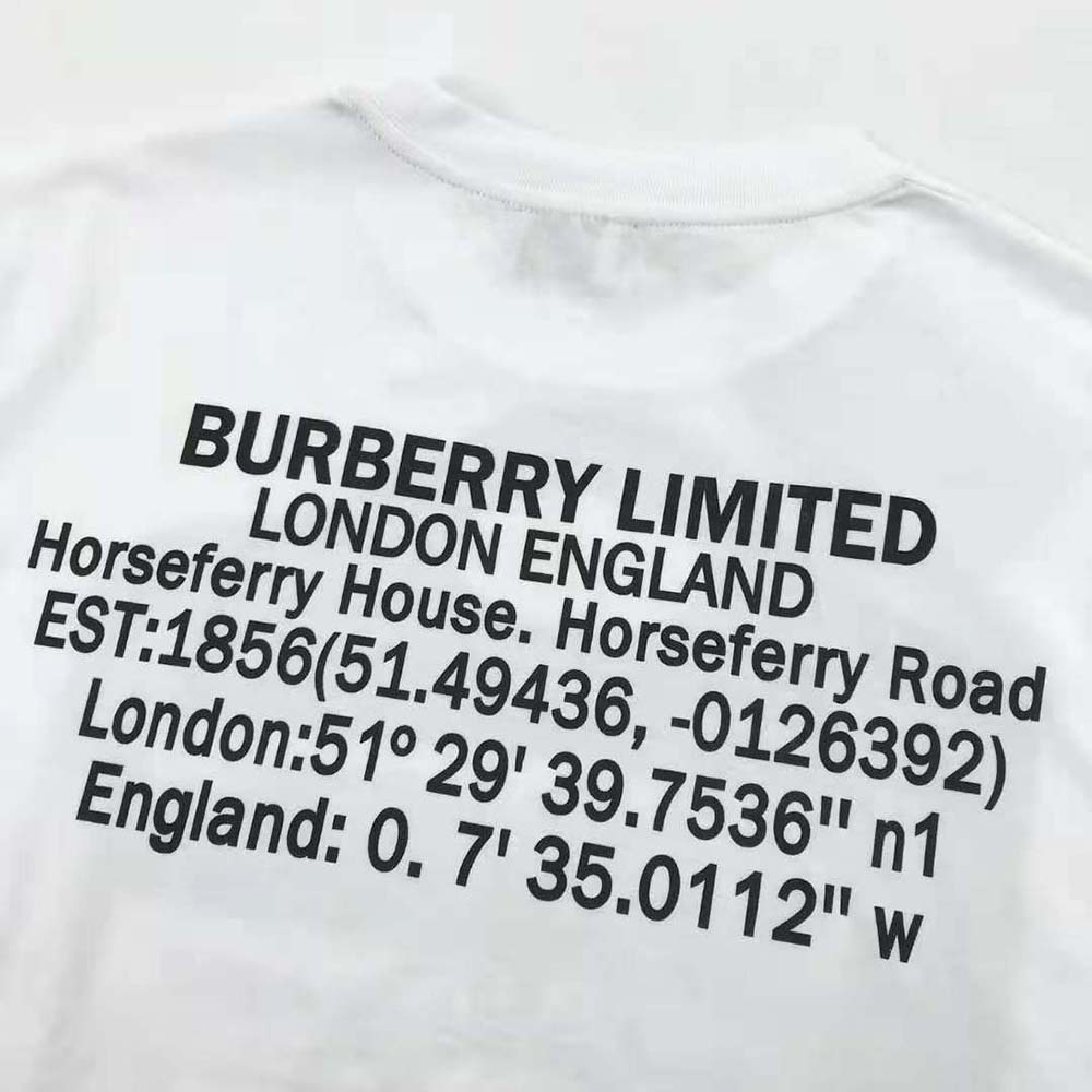 Burberry Women Pocket Bag Print Cotton Jersey T-shirt-White - image 8