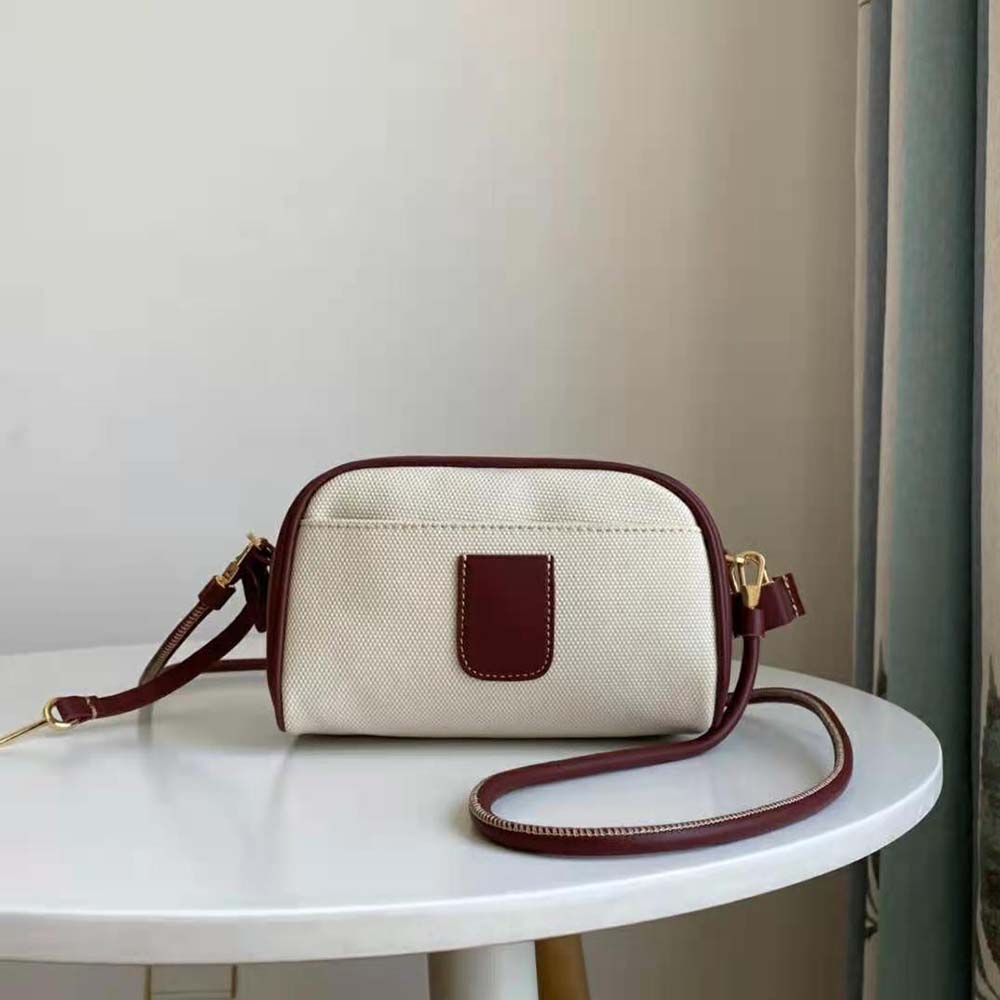 Burberry Women Horseferry Print Canvas Half Cube Crossbody Bag - image 4